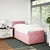Vidaxl Box spring postelja z vzmetnico roza 80x200 cm žamet