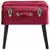 TABURE 50/46/35 cm crna, bordo