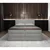 MID.YOU POSTELJA BOXSPRING 180 cm  x 200 cm , les, tekstil, leseni material siva