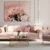 Luster na sajli CAPITAL 1xGX53/15W/230V O 60 cm roze zlato