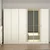 Hanah Home ormar sa ogledalom Valento 20502, 270 cm, Moonstone / travertin
