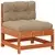 Set lounge namještaja za vrt 10 pcs Bakarno smeđa bor