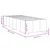Vidaxl Box spring postelja z vzmetnico črna 90x200 cm blago