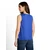 TOM TAILOR Top  kraljevo modra / bela