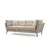 Atelier del Sofa Trosed Mapa 90x84x214cm Krem