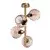Opviq Luster Benek-15-14503, 40x40x55cm, IP20, Zlatno-roze boje