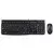 Logitech MK120 Desktop Žičana tastatura, QWERTY standard, Crna
