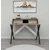 Hanah Home radni sto X, 90 cm, atlantski bor / antracit