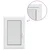 Prozor za podrum RISOR 60 x 100 cm PVC i staklo Bijela