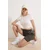 Trendyol Milla ženska majica Thmss26Ts00003, Ecru-Ecru
