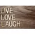 Slika LIVE, LOVE, LAUGH - 90x60
