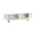 Hanah Home TV Komoda Serenity, 180x50x29.5cm, Belo-Zlatna