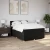 vidaXL Box spring postelja z vzmetnico črna 140x200 cm blago