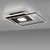 JUST LIGHT. 15045-18 - LED prigušiva plafonska svetiljka DOMINO LED/26W/230V