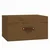 Vidaxl Stenska nočna omarica 2 kosa medeno rjava 40x29,5x22 cm