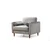 Atelier del Sofa Fotelja Rome 105x85x90cm, Svetlosiva