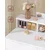 Songmics Toaletna mizica, 80x40x140 cm, bela