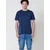 KOROSHI Majica marine/moder denim