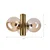 Plafonsko svetlo SFERIO 3xE14/5W/230V mesing/dimljeno bež