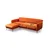 Atelier del Sofa Ugaona garnitura Sevilla 98x85x270cm Narandžasta