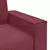 Sofa fotelja vino crvena 100x78x84 cm tkanina