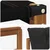 Set vanjskih sofa s jastukom 9 pcs Prirodna i crna