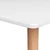 Vidaxl Barska miza bela 120x60x96 cm
