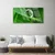 tulup.si Steklena slika Rastlin leaf water drops 100x50 cm 2 obešalnika
