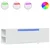 Zidni TV ormarić s LED svjetlima bijeli 135x31x39,5 cm