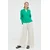 Lanena bluza Marc OPolo zelena barva