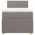Vidaxl Box spring postelja z vzmetnico taupe 100x200 cm blago
