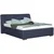 Tapacirani Krevet France Storage 180/200 cm , plava