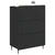 Ormar s ladicama Crna 66 x 34,5 x 92 cm Konstruirano drvo