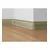 DOELLKEN  Lajsna za parket PVC 2,5m SLK50-W463