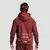 GymBeam Zone Zip Up Hoodie Cherrywood