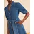 love & roses Obleka  moder denim
