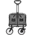 Zložljiv vrtni voziček Leon z zavorami, nosilnost 80kg - Sivatectake