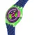 Swatch Muški sat Neon Star Map SO28G704, Ljubičasto kućište, Teget-zeleni