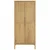 Vidaxl Garderobna omara FLORO vošč. rjava 77x53x171 cm trdna borovina