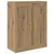Vidaxl Visok predalnik Umetni hrast 69,5 x 34 x 180 cm Konstruiran les