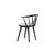 Venture Design Jedilni stol 53x76x55 cm Črno Bež