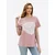 Imily Bela Majica roza/bela