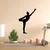 Wallity Zidna dekoracija Yoga 19, 42x60 cm, 1.5 mm, Crna