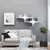 Hanah Home Zidna polica Susen 2, Bela