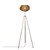 Opviq Podna lampa Ellipse, 160 cm, Zlatne boje
