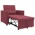 Sofa na razvlačenje Singl boja crnog vina 90 x 165 x 87 cm