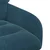 Trpezarijske stolice 2 pcs Baršun Plava 59 x 59,5 x 90 cm