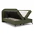 Zelena boxspring postelja s prostorom za shranjevanje 200x200 cm Ornes – Ropez