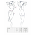 PASSION Ženski bikini set Kelly, Crni
