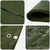 Cerada s rupama Zelena 2 x 3 m 180 gsm PE